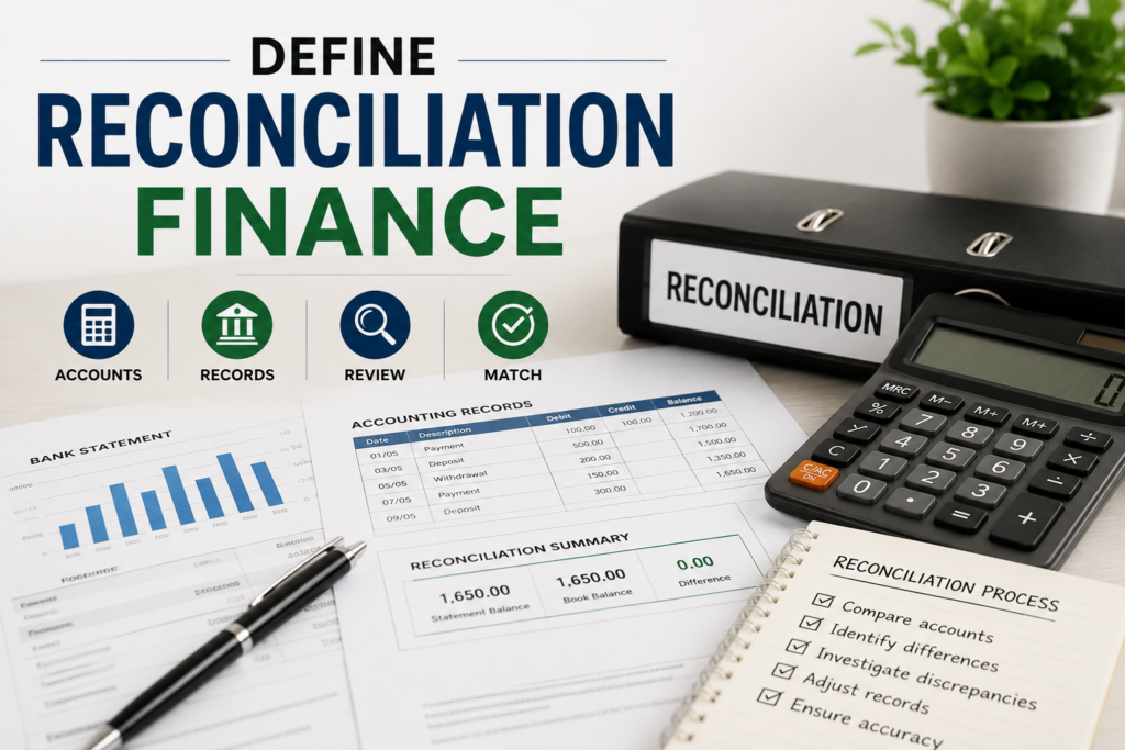 Define Reconciliation Finance