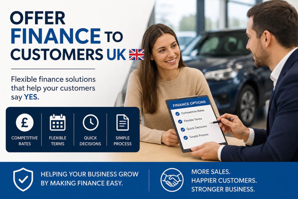 Offer Finance to Customers UK