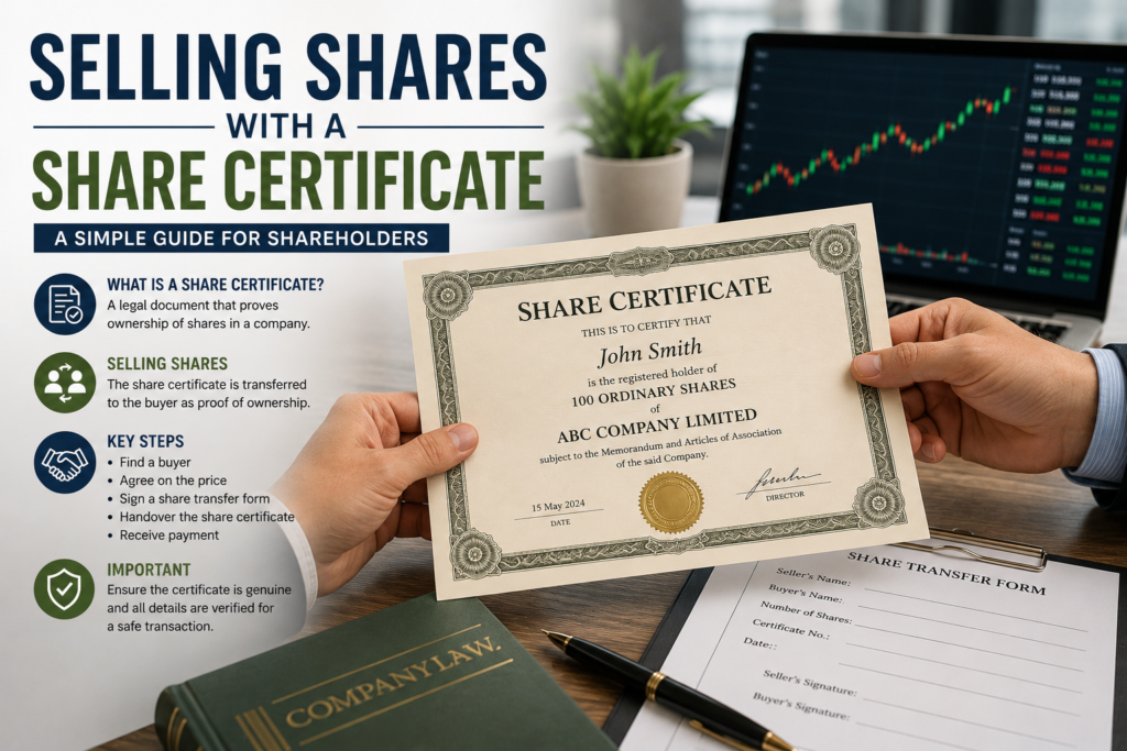 Selling Shares With a Share Certificate