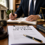Lawyer to Sue a Bank