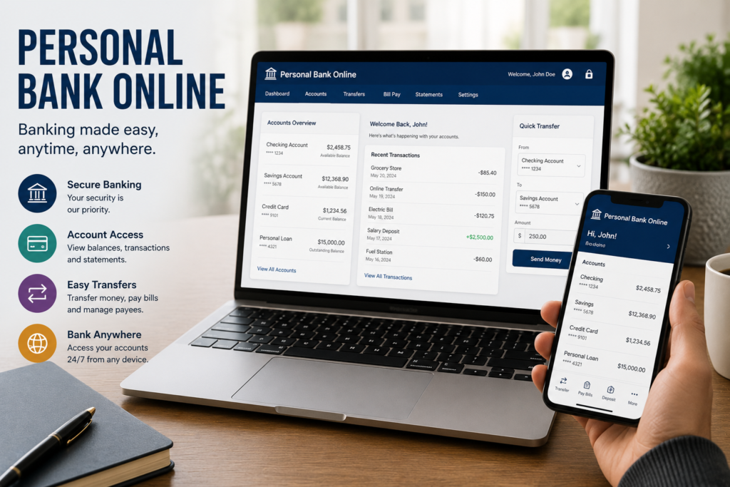 Personal bank online