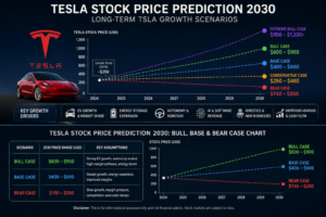 Tesla stock price prediction 2030