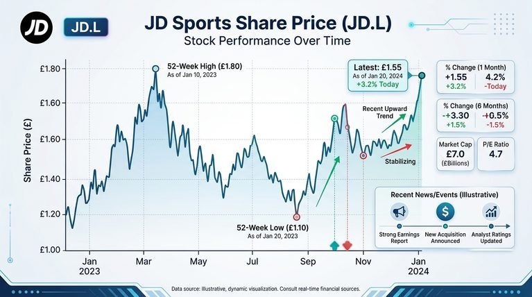 JD Sports Share Price