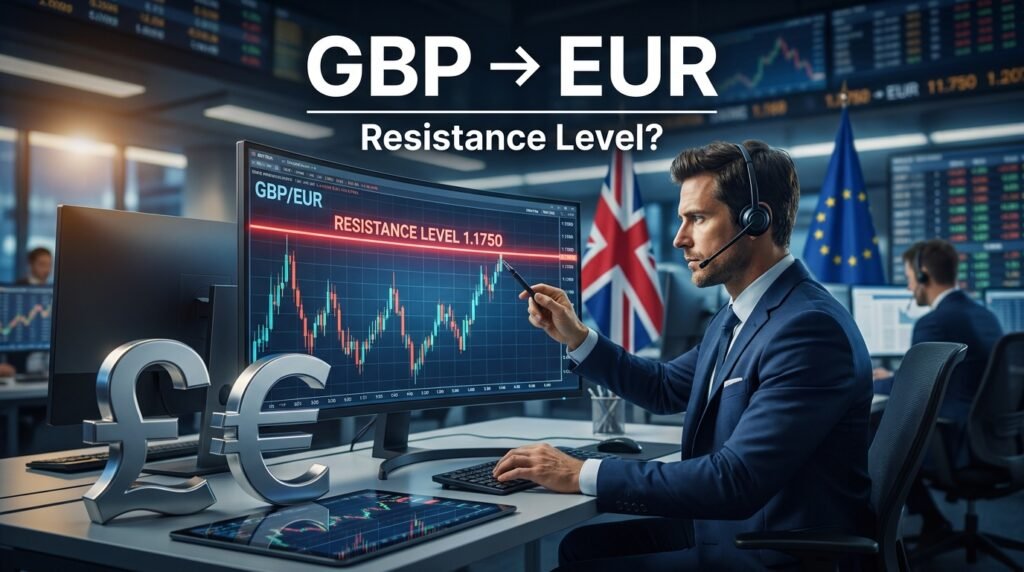 Pound to Euro Exchange Rate Resistance